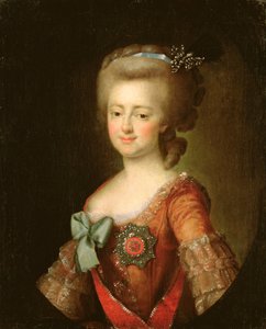 Retrato da grã-duquesa Maria Fyodorovna (1759-1828) c.1780-90