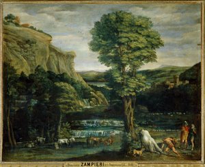 Paysage avec Hercule combattant Achelaos change en toreau - Paisagem com Hércules a combater Achelaos transformado em touro ...
