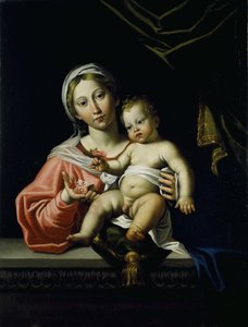 A Madonna della Rosa, antes de 1627 (óleo sobre tela)