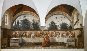 A Última Ceia de Domenico Ghirlandaio