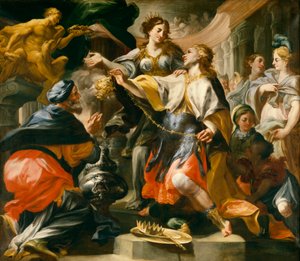 Salomão adorando os deuses pagãos, c.16951700