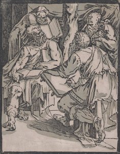 Quatro Doutores da Igreja, ca. 1540-1550. de Domenico Beccafumi