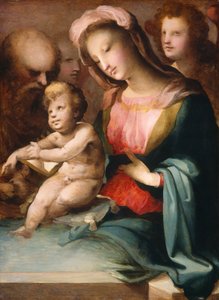 A Sagrada Família com Anjos, c. 15451550. de Domenico Beccafumi