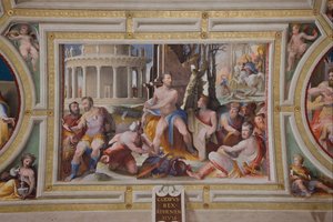 O sacrifício de Codrus, rei de Atenas Virtudes públicas dos heróis gregos e romanos, 1529-1535