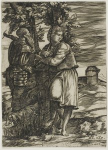 Pastor e Velho Guerreiro de Domenico Campagnola