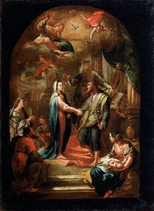 O casamento de Maria e José, século XVIII ou início do século XIX