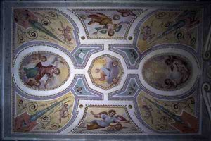 O Pai, o Filho e o Espírito Santo com Santos e Anjos (fresco)