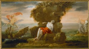 Andrómeda e Perseu (madeira de choupo)