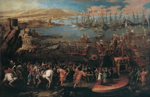O desembarque da infanta Maria em Nápoles