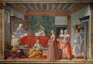 O Nascimento de São João Batista (Fresco