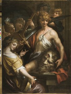 O triunfo de David (óleo sobre tela)