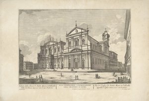 Chiesa Nuova te Roma
Vista da Igreja de S. Maria em Vallicella chamada Igreja Nova com o seu Oratório / Vue de l