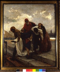 I Due Foscari, pintura de Domenico Morelli (1826 - 1901). de Domenico Morelli