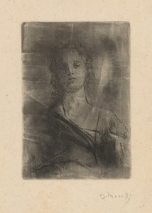 Personificação da gravura de Domenico Morelli