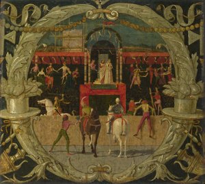 O Estupro das Mulheres Sabinas após o sinal, c. 1490