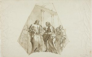 Duvidando de Thomas (Desenho de Pendurar) de Domenico Pozzi