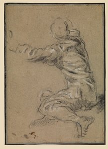 Homem sentado, século XVI de Domenico Robusti Tintoretto