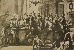 A última Ceia de Domenico Robusti Tintoretto