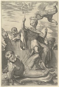 Alegoria da paz de Domenico Tibaldi