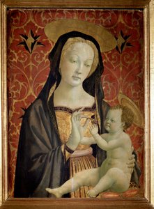 A virgem com criança (Pintura de Domenico Veneziano