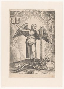 Alegoria da fé Pictura religionis (título no objeto) de Domenico Vito