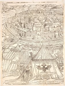 Captura de Goleta em Tunis por Carl V de Domenico dei Franceschi