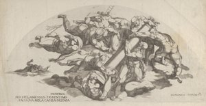 Grupo do Juízo Final, Anjos Portadores da Coluna da Flagelação e t..., séc. XVI.