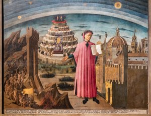 A Divina Comédia de Dante Alighieri de Domenico di Michelino