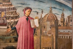 A Divina Comédia de Dante Alighieri de Domenico di Michelino
