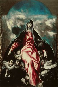 A Virgem da Caridade A Madonna da Misericórdia, ca 1600-1603. de Dominico El Greco