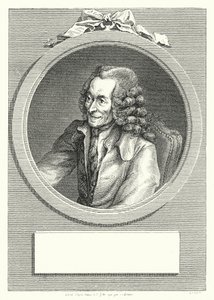 Voltaire, escritor e filósofo do Iluminismo francês (gravura) de Dominique Vivant (after) Denon