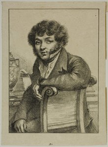 Retrato de morena, impressora de Dominique Vivant Denon