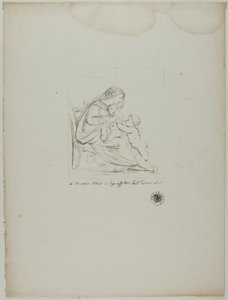 Virgem sentada de Dominique Vivant Denon