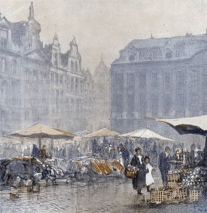 Bruxelas no início da manhã (cor litho)