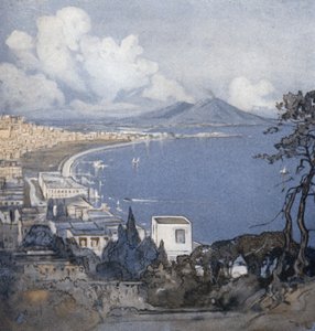 Nápoles e sua Baía (cor litho)