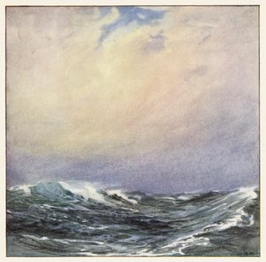 Rudyard Kipling: O Mar e as Colinas (litografia a cores) de Donald (after) Maxwell