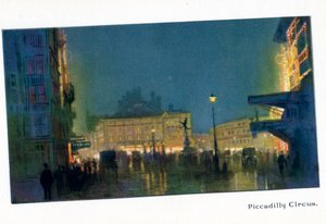 Piccadilly Circus, de "As Novas Luzes de Londres", publicado em 1926