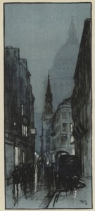 St Pauls Cathedral, da rua Watling