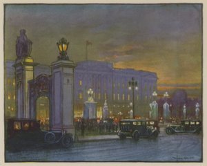 A noite de um tribunal, o Palácio de Buckingham