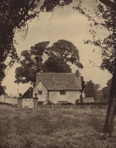 Sulgrave Manor, casa dos ancestrais de George Washington (foto p/b) de Donald McLeish