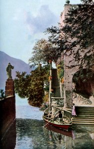 Villa del Balbianello, Lenno, Lago de Como, Itália, c1930s