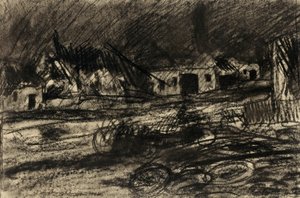 Um posto de ambulância de Donald Shaw MacLaughlan
