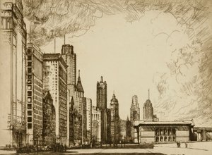 Chicago, Michigan Avenue n.º 2 de Donald Shaw MacLaughlan