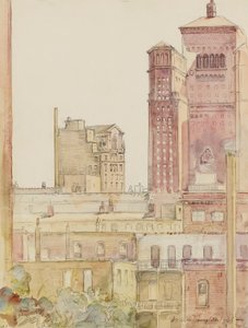 Chicago, telhados perto de Allerton House de Donald Shaw MacLaughlan