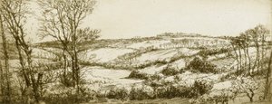 Paisagem da Cornualha no. 1 de Donald Shaw MacLaughlan