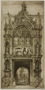 Porta da casa dos Doges, Veneza de Donald Shaw MacLaughlan