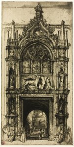 Porta da casa dos Doges, Veneza de Donald Shaw MacLaughlan