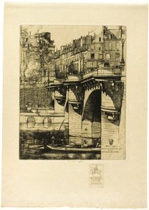 A Pont Neuf, Paris (com observação) de Donald Shaw MacLaughlan