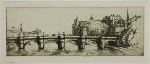 Pont Neuf, Paris de Donald Shaw MacLaughlan
