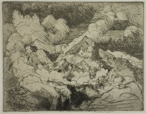 Picos de montanhas de Donald Shaw MacLaughlan